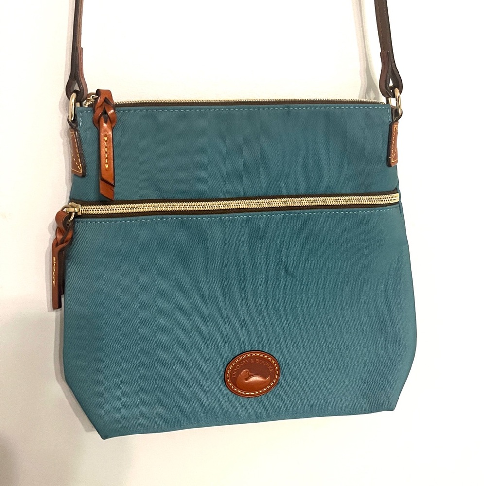 Dooney & Bourne Nylon Letter Carrier  Crossbody Bag